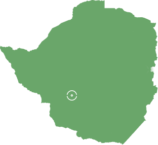 Map of Zimbabwe showing Hollands Offices in Bulawayo